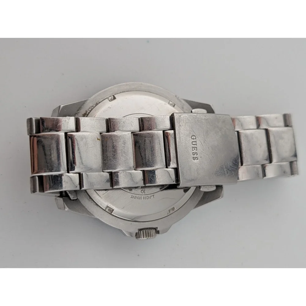 Guess‎ Watch Men 50mm Case Blue Dial Silver 6.75